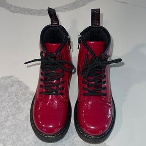 Cosmic Red Dr. Martens- Youth 12- near perfect condition!